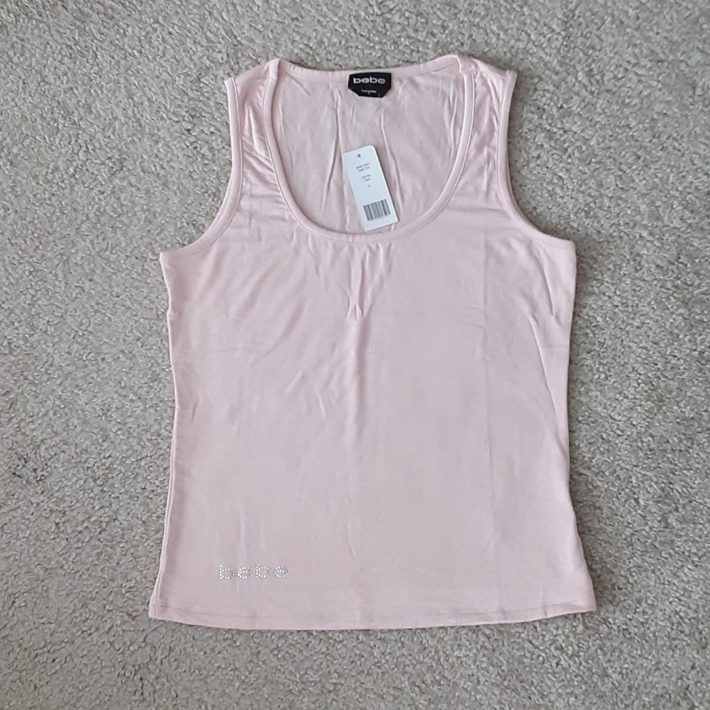 Bebe Basic Knit Tank Top